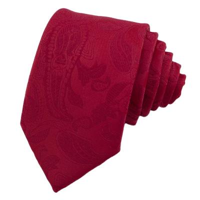 China 100% Handmade RunLin Factory Paisley Formal Business Customized Woven Jacquard Handmade Silk Neck Ties for sale