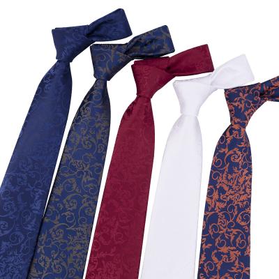 China 100% Handmade RunLin Business Daily Casual Formal Woven Jacquard Fabric Handmade Customized Silk Ties for sale