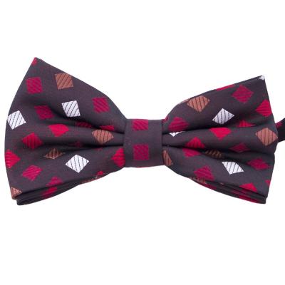 China 100% Handmade RunLin Factory Handmade Floral Customized Decorative Business Woven Fabric for Men Bow Ties for sale