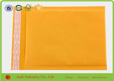 China Gold Yellow 8  X 11 Inch Open End Bubble Pouch Bags , Different Size Kraft Mailing Bags for sale