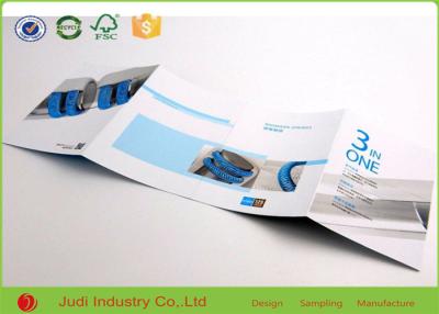 China Spiral Binding A4 Brochure Printing , Color Proofs Staples Brochure Printing for sale