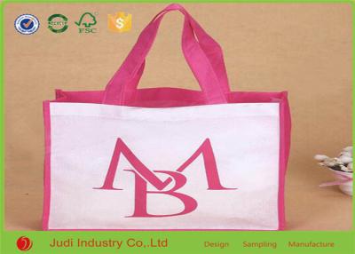 China Logo Printed Non Woven Shopping Bag 30 ~ 180gsm 38 X 42 X 10cm Reusable / Durable for sale