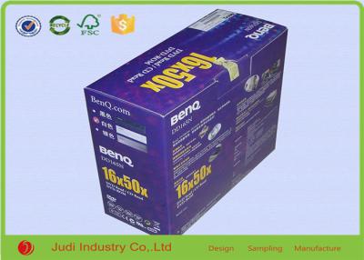 China Fashion Gift Packaging Boxes Purple Color Matte Lamination For Electronic Products for sale