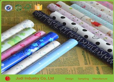 China 50mm Diameter Christmas Roll Wrapping Paper Color Optional For Box / Fruit for sale