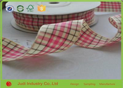 China Colorful Satin Silk Ribbon , Polyester Double Sided Satin Ribbon For Package for sale