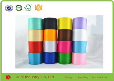 China Custom Single Face Satin Ribbon 196 Colors Optional For Garment Label Printing for sale