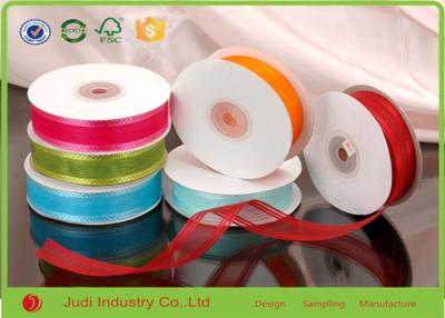 China Colorful DIY / Single Face Satin Ribbon For Wedding Decoration / Balloon for sale