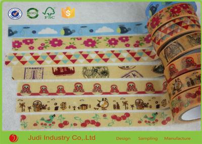 China Printed Washi Masking Tape Custom Washi Paper Masking Tape For DIY Decoration for sale