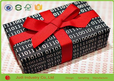 China Modern Pretty Wrapping Paper , 70 X 300 CM  Holiday Wrapping Paper With Satin Ribbon for sale