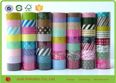 China Fashionable Japanese Washi Masking Tape Wholesale Multicolor Washi Crafting Tape for sale