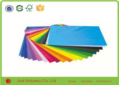 China Decoration Solid Color Wrapping Paper , Gravure Printing Fluorescent Crepe Paper for sale