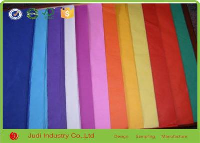 China 50 X 75 CM 21 GSM Custom Tissue Paper With Logo , Plain /  Solid Colorful Wrapping Paper for sale