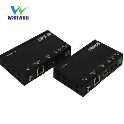 China Mini System 4K@30Hz HDMI add-on over HDBaseT cat5e cat6 HDMI add-on over Cat5e / Cat6 for sale