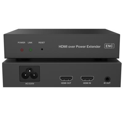 China Mini System hdmi1.3 150m h265 hdmi addon over power line addon transmitter receiver hdmi 150m h264 addon for sale