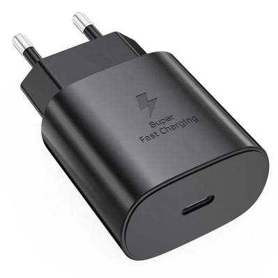 China Mobile Phone Original EU 25W USA R-U AU Plug Type-C Real Super Fast Charger USB C PD Adapter For For Samsung for sale