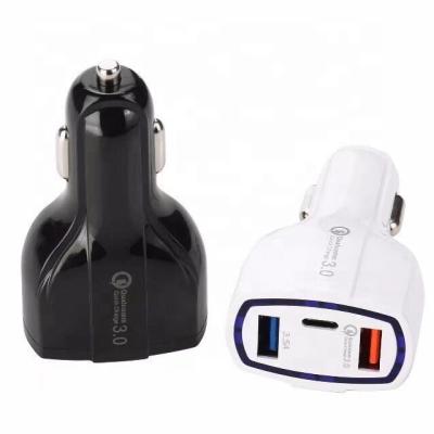 China PD+QC 3.0 High Performance PD 20W Car Charger Dual USB Quick Charging QC 3.0 Car Charger Adapter for sale