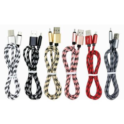 China Camera USB Colorful Nylon Braided Cable for sale