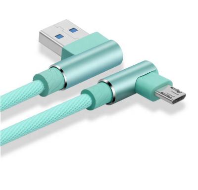 China Mobile Phone 90 Degree Cable Charger USB for sale