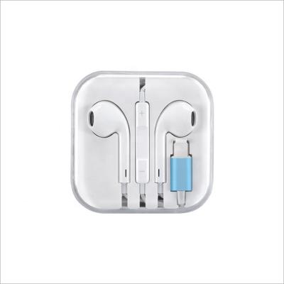 China Earphone for iPhone 7 8 x 11 12 earphone with MIC over-ear wired earphone with original box package for sale