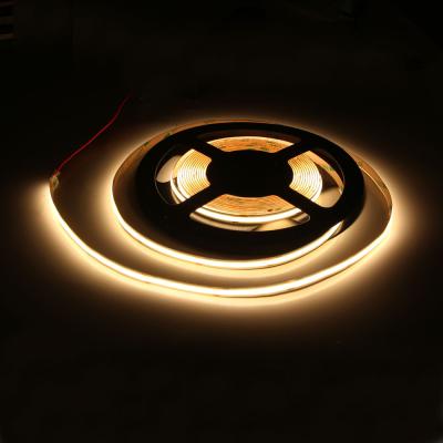 China Hotel CRI 90+ COB LED Strip Lights Instead 2835 LED Strip DC12V 24V Led Rope Lights For Cabinet Kitchen Home Decoration for sale