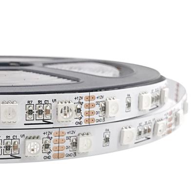 China Colorful IP20 60LEDS/M 12V Desk Accessible Led Strip Light Ws2813 P943 5050 SMD for sale