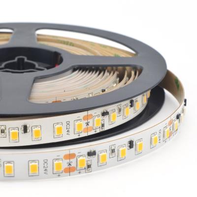 China LANDSCAPE 5m 300leds 2835 12v 24v 4000k White Waterproof Silicone Coated Cable Led Strip Light for sale