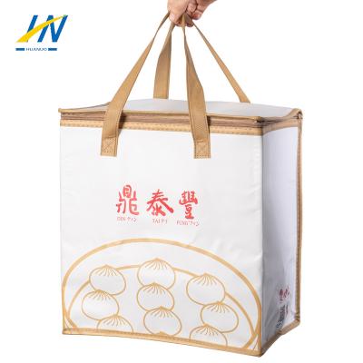 China Insulated Lunch Pizza Food Take Out Carrier Lunch Pizza Food Take Out Carrier Ice Cooler Portable Non Woven Thermo Bag for sale