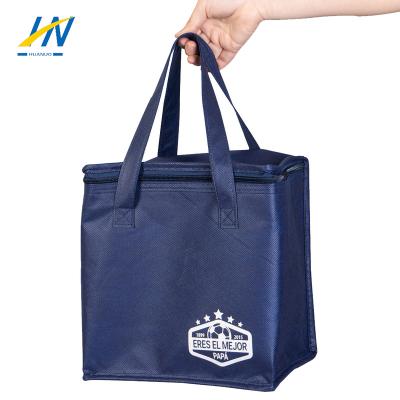 China Factory Sale Insulated Waterproof Zipper Cooler Insulation Lunch Aluminum Foil Cooler Bag for sale