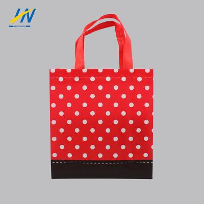 China Personalized Reusable Shopping Pillow Rope Handle Laminated Bag Nonwoven Fabric Bag With Logo for sale