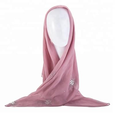 China Fashionable china factory stock malaysia plain ready cotton bawal wholesale with exclusive crystal design for sale