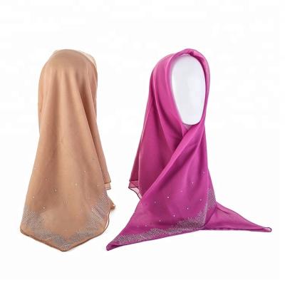 China Exclusive premiunm fashionable classic elegant muslim cotton plain turban hijab scarves bawalover bawal for sale