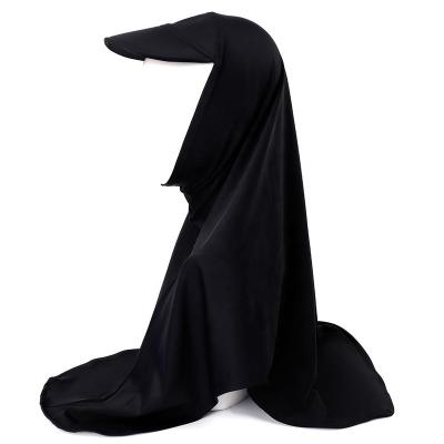 China Simple Snap Muslim Hijab Tank Top Sportswear Long Runner Hijab Sport Hat Sportswear Hijab Hat For Women for sale