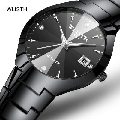 China Hot sale Amzon wristwatch quartz watch lover's fashion luminous watches day/date wristwatch lover WLISTH S918 for sale