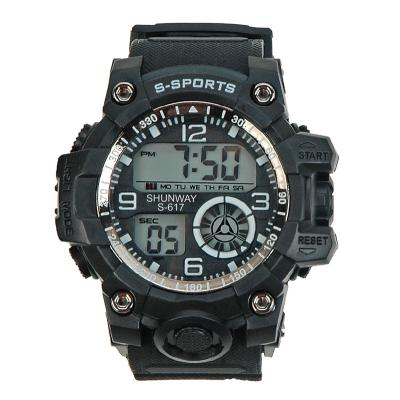 China Hot Selling SHUNWAY S-617 Alarm Astronaut Watch Chronograph Digital Watches For Kids for sale