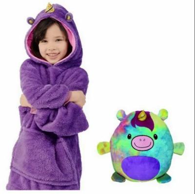 China TV lazy pajamas sweaters 2023 new viable children's shape cartoon style lazy children's pajamas cover children's pajamas for sale