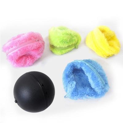 China Plastic 5pcs/set PP Plastic 5pcs/set Magic Automatic Dog Activation Trackball Electric Rolling Ball Dog Cat Toy Cat Interactive Funny Chew Plush for sale