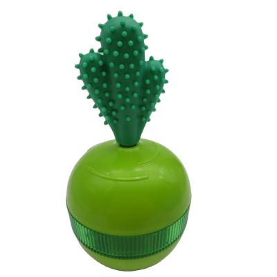 China New 2023 Pet Permeable Silica Gel Toy Food Device Permeable Tumbler Dog Misses The Dog Leakable Food Ball for sale