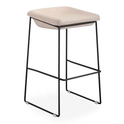 China Modern Bar Chair Cheap Modern Bar Chair Price With Metal Steel Frame Bar Stool for sale