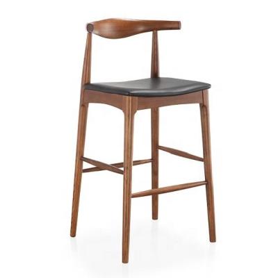 China Modern Wholesale Danish Bar Furniture Modern Kitchen Counter Umpire Chair Wooden Bar Stool for sale