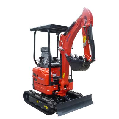 China Hotels In Construction Crawler Front Excavators 1 Ton 2 Ton Micro Excavators For Sale for sale