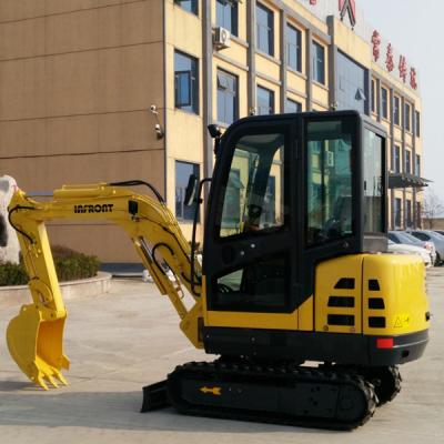 China Hotels Diesel Mini Excavators Crawler Excavators Mini Agricultural Commercial Excavators CE Cabin for sale