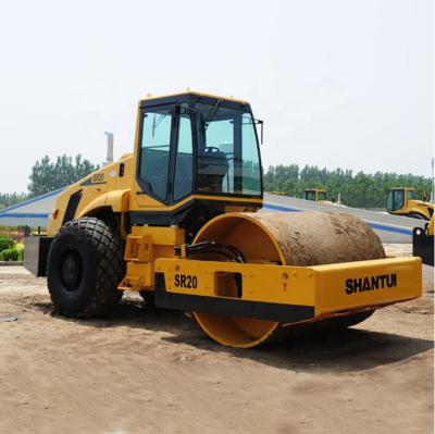 China Shantui Single-Drum Self-Propelled Vibratory Road Roller SR20-3 Construction Material Stores 20 Tons for sale