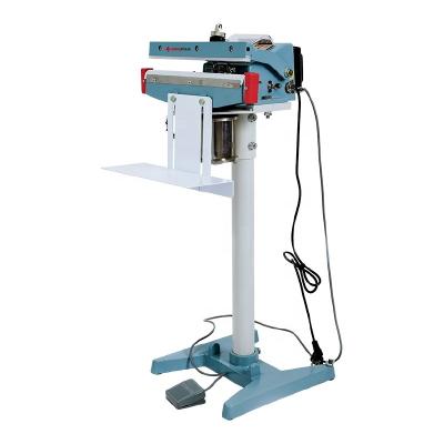 China KS-F350 Automatic Food Electromagnet Drive Plastic Bag Pedal Sealing Machine for sale