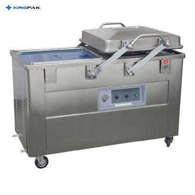 China DZ500 Food Double Pump Double Chamber Vacuum Packing Machine For Coffee Cheese for sale