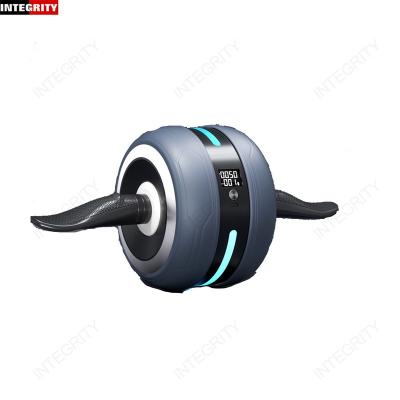 China Mute Cost-effective Abdominal Roller Wheel Design Non-slip Sponge Gym Fitness Equipment TPR Material Fitness Equipments for sale