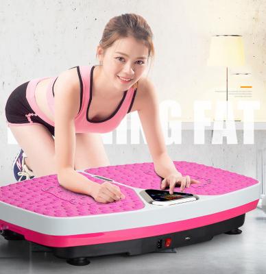 China Universal Massage Vibration Plate 3 Motors Exercise Powerful Whole Body Vibration Plate Vibration Plate 4d Exercise Machine for sale