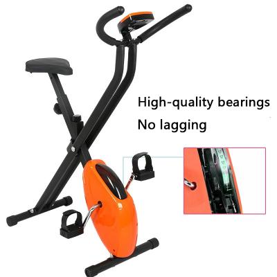 China Professional Mini Home Fitness Spinning Bike Digital Screen Spinning Exercise Bike Indoor Smart Foldable LCD Display For Sale for sale