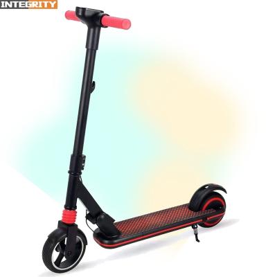 China Discount unisex wholesale kids electric scooter for kids spring damping system moped electric scooter black kids scooter bike for sale