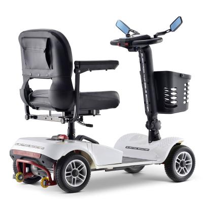 China Unisex Electric Scooters For Handicap Electric Foldable Lightweight Scooter Disabled Mobile Handicap With Basket for sale