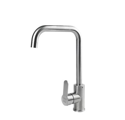 China High Quality 304 Stainless Steel Kitchen Faucets Thermostatic Kitchen Sink Faucet Anti Scratch Smooth Mixer for sale